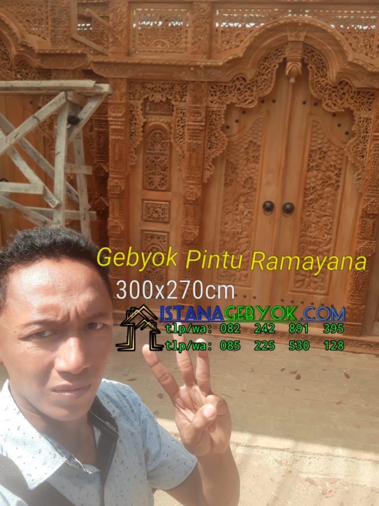Jual Gebyok pintu ramayana asli Harga murah