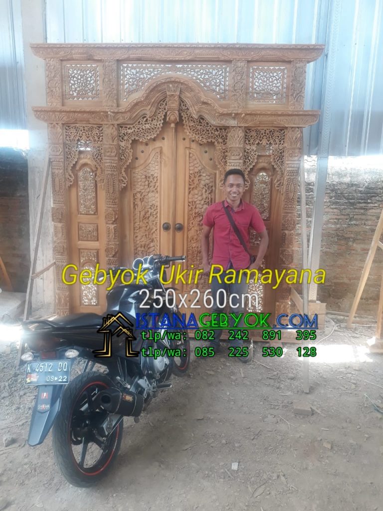 Jual Gebyok ukir ramayana Terbaru 2018